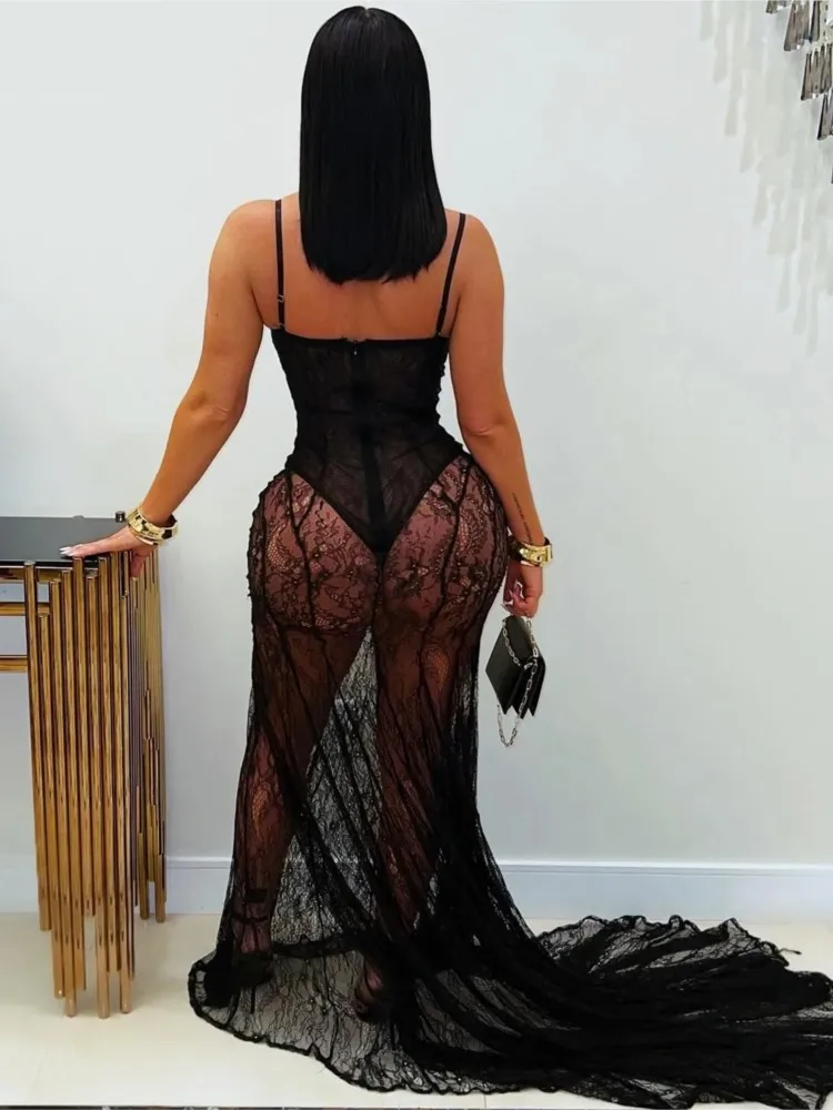 女性用セクシービーチドレス、レース水着、ボヘミアンビキニカバーアップ、着物風プリントノースリーブローブドレス、カバーアップロングマキシドレス