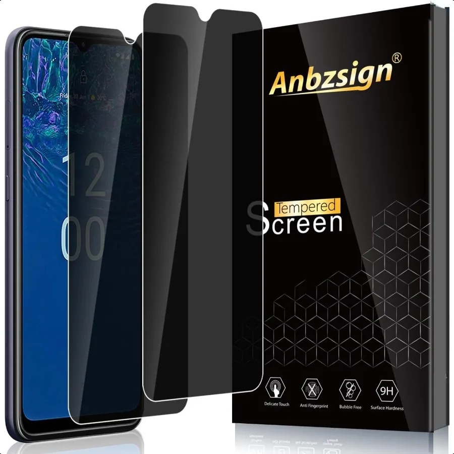 [عبوة من قطعتين لهاتف Nokia G310 5G Nokia G42 5G واقي شاشة للخصوصية 9H مضاد للتجسس من الزجاج المقسى الخاص مضاد للخدش