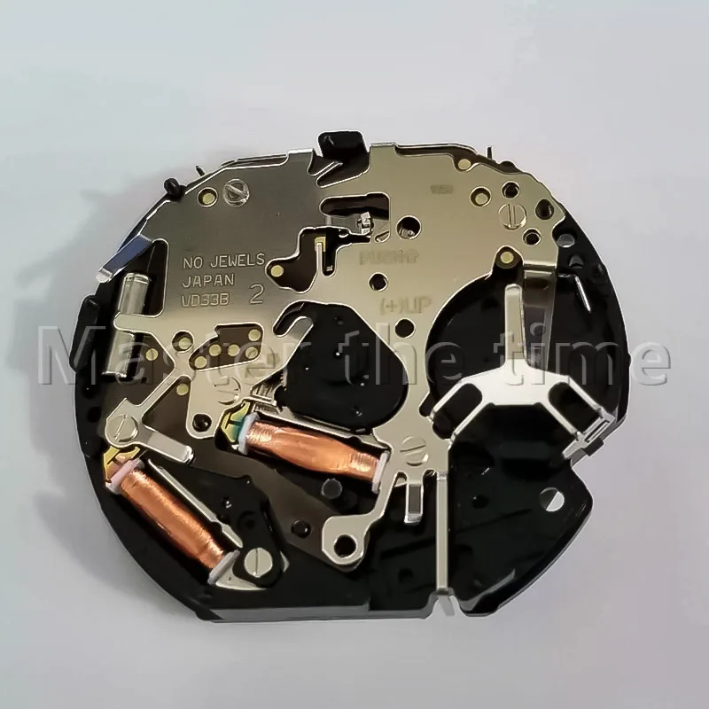 New Authentic Japanese VD33B Quartz Watch Movement Multifunctional Replacement Watch Mechanism for Watch Repair