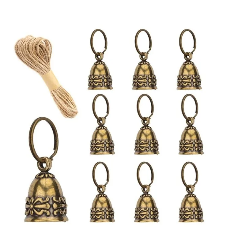 

Home Vintage Copper Wind Chime Wedding Decorative Doorbell Bell Essential For Christmas Holiday Party Decoration Use