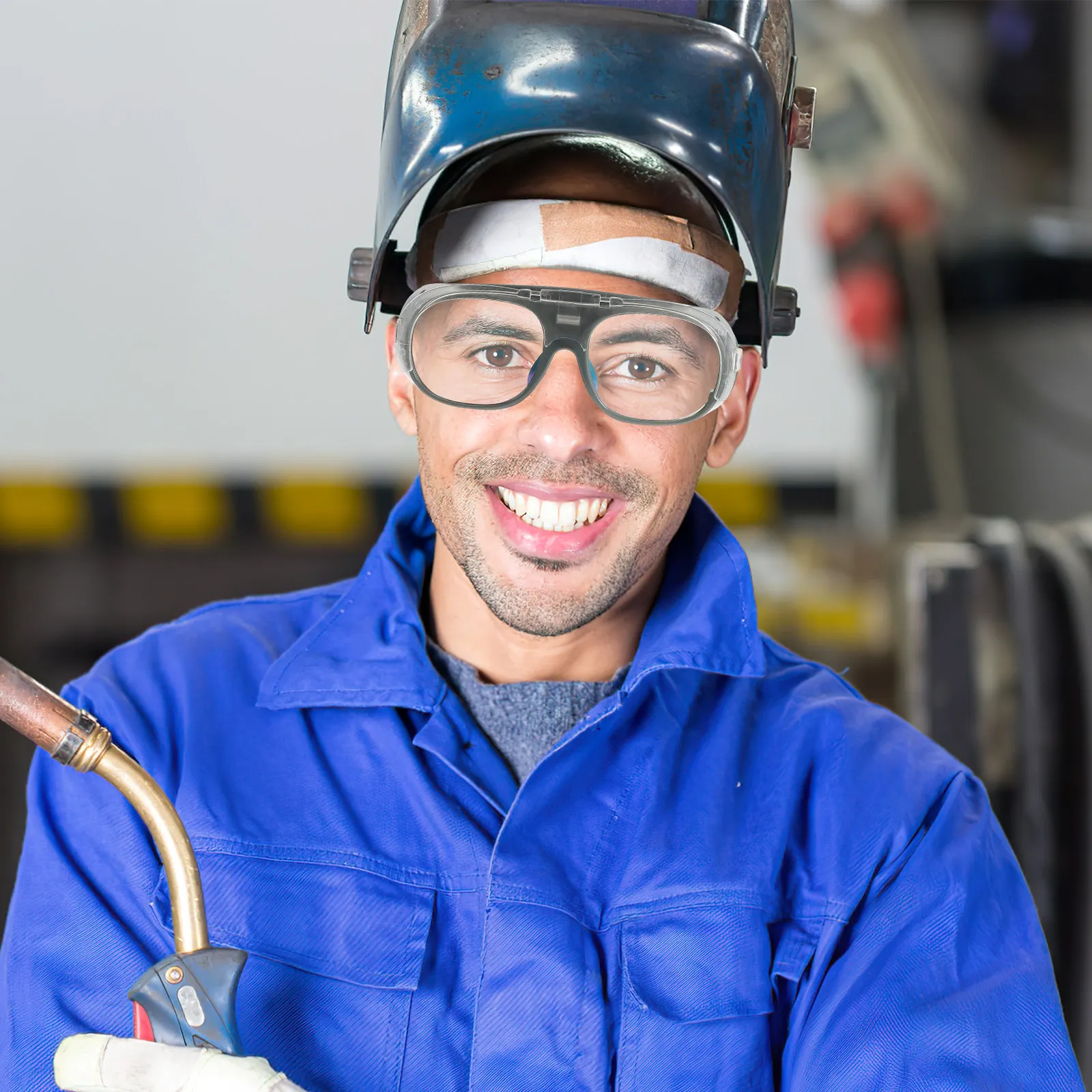 Welding Safety Goggles 2 Pack Protective Eyewear for Arc Welding Halloween Christmas New Year