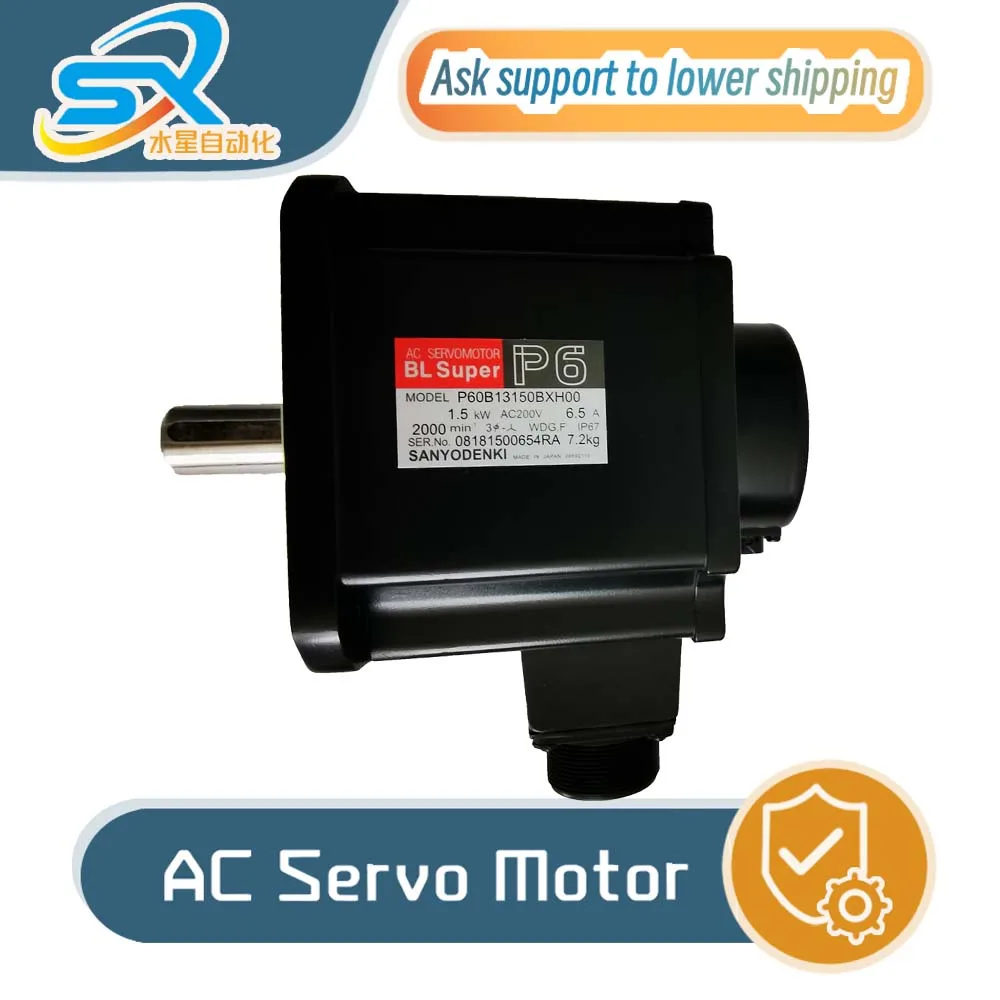 

SANYO DENKI P60B13150BXH00 Servo Motor 1.5kw on Sale with Factory Inspection Video