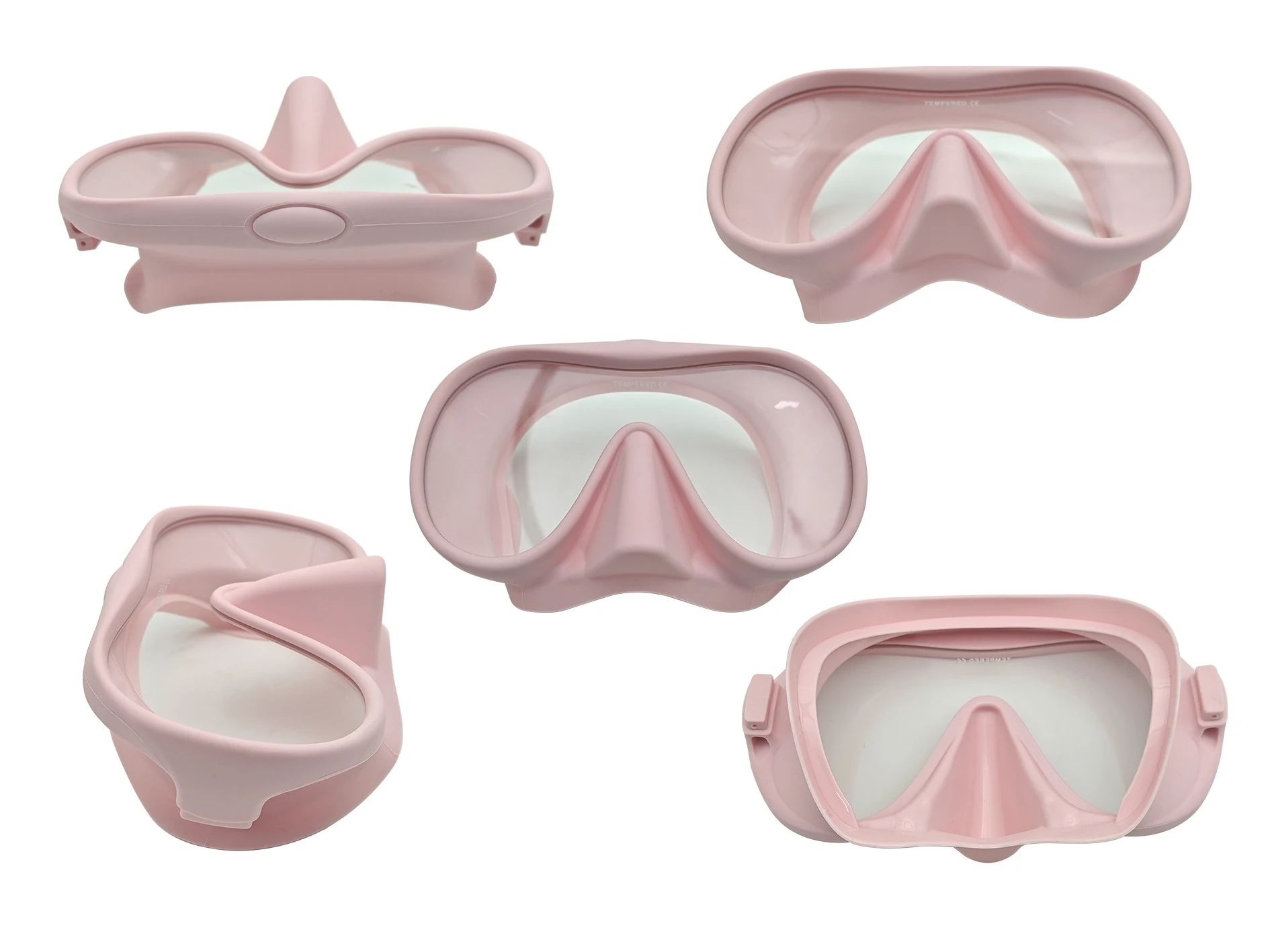 Swimming goggles silicone soft shell customization Protective waterproof and shock-absorbing