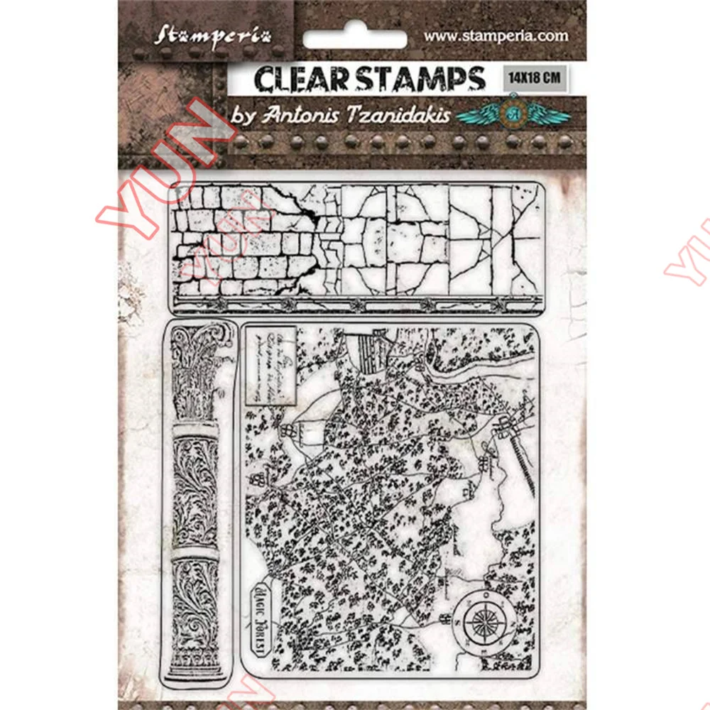 

New Magic Forest Brick Reusable Clear Silicone Stamp/seal Diy Scrapbook/album Decoration Clear Stamp