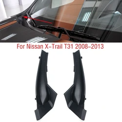 Pára-brisa dianteiro do carro envoltório canto guarnição, tampa lateral do limpador, placa de tampa, Nissan X-Trail Xtrail T31 2008-2013, 66895-JG000