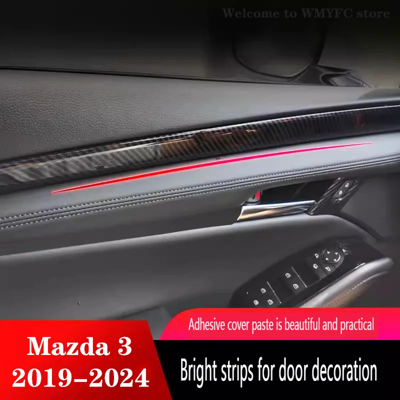 Car Door Frame Trim Cover  For Mazda 3 BP Hatchback/sedan 2019 2020 2021 2022 2023 2024