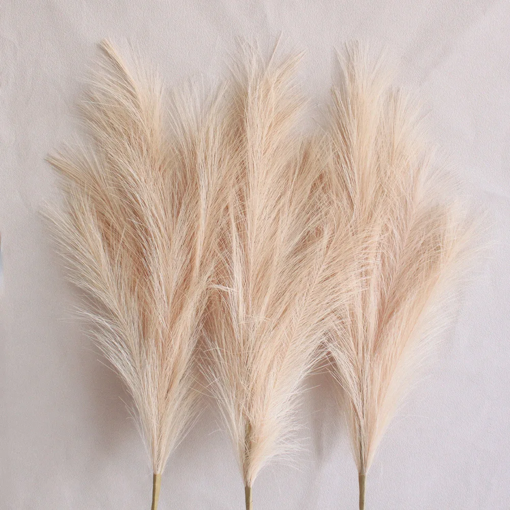 

100cm Artificial Pampas Grass Fake Reeds Home Wedding Decor Faux Weeds