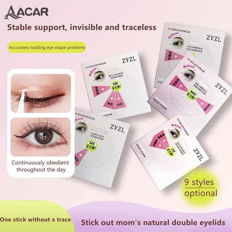 Doppeltes Augenlid-Klebeband, beige, selbstklebende Augen-Make-up-Aufkleber, transparent, unsichtbar, doppeltes Augenlid-Klebeband, große Augen, Make-up-Tools