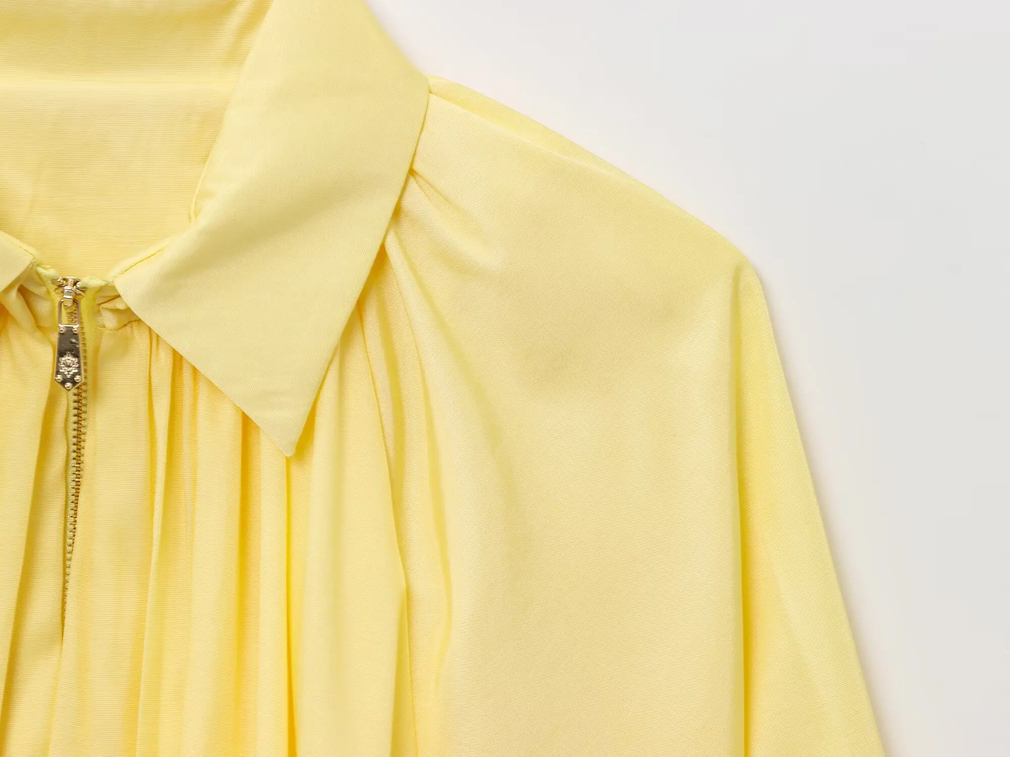 BSK & TRAF Casual Lapel Puffy Bomber Jacket 2025 ใหม่ผู้หญิงแขนค้างคาวหลวมเสื้อแจ็คเก็ตแฟชั่นแจ็คเก็ตสไตล์อเนกประสงค์