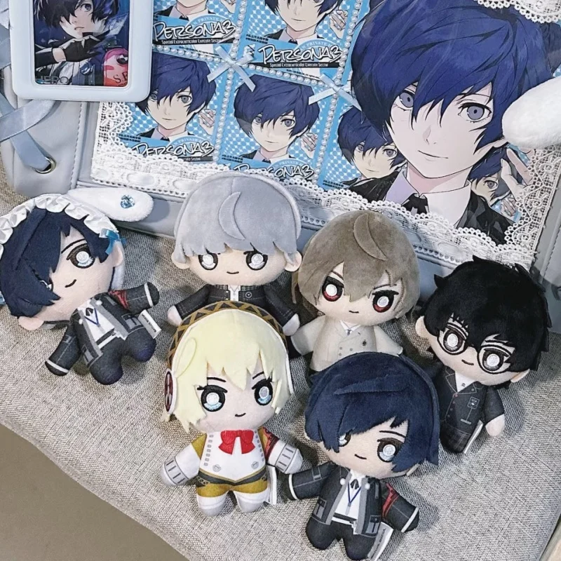 10CM Persona Plush Toy 25th Anniversary Joker Shiomi Kotone Yuuki Makoto Cosplay Anime Plushie Pendant Kids Christmas Gifts