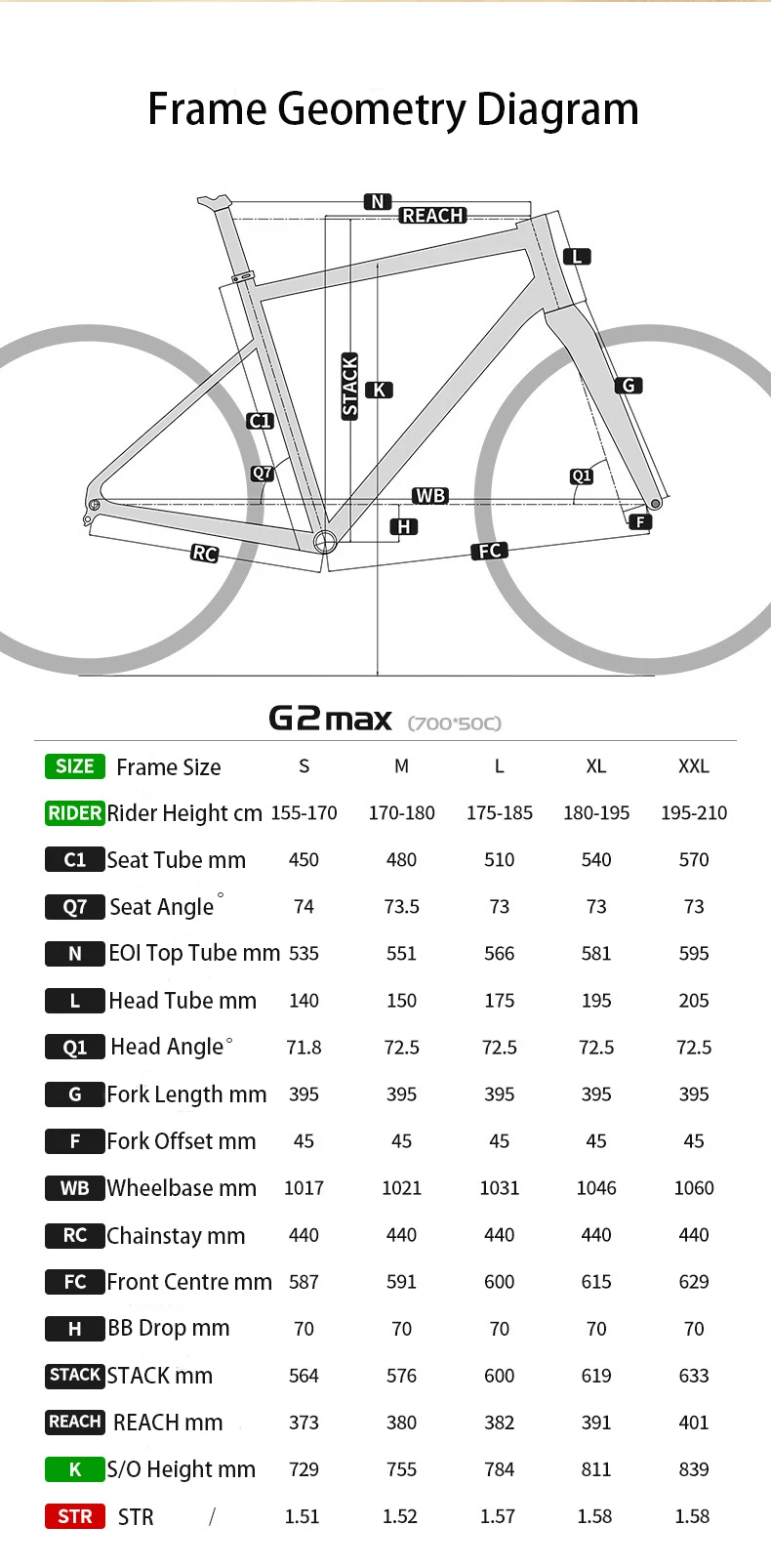 TWITTER G2max Gravel Road Bike Frame Lightweight Aluminum Alloy