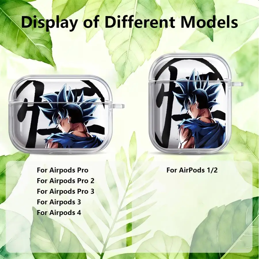 D-ragonS B-allS Anime Clear Earphone Cases Cover Case For Airpods 2 Pro2 4 Pro3 1 Pro 3