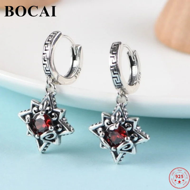 

Женские серьги из серебра 925 пробы, с шестиконечной звездой