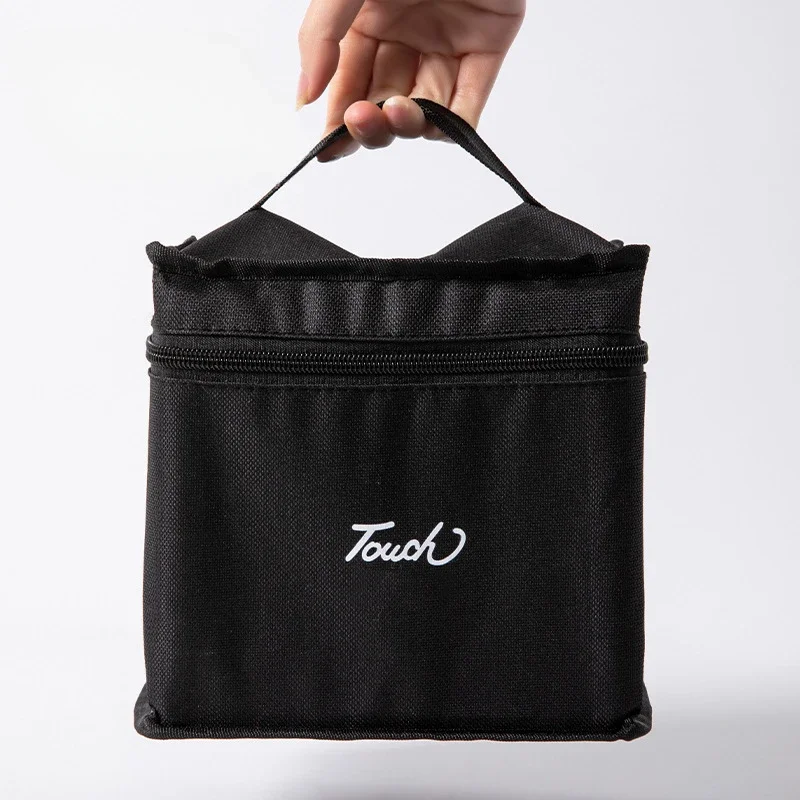 48-colors Marker Pen Set Large-capacity Black Portable Storage Bag Student Animation Design Art Painting