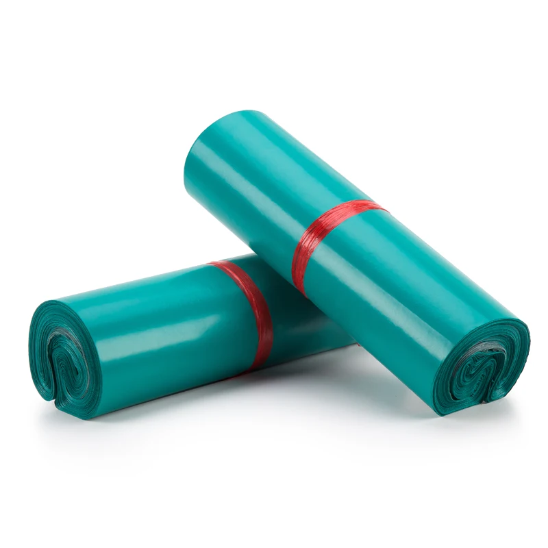 グリーン肥厚カスタマイズされた防水物流エクスプレスバッグ衣類パッケージバッグ卸売商品のソース真新しいQualit100pcs