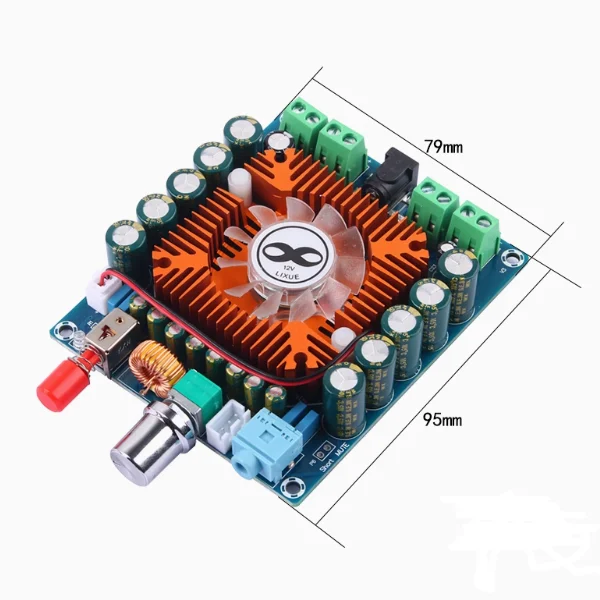 TDA7850 Automotive Amplifier Board Four Channel Module High Power Audio Digital Fever HIFI Car DC 12V