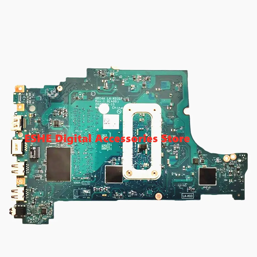 LA-K032P Mainboard For DELL Vostro 3400 3500 Inspiron 3501 Laptop Motherboard With CPU i3-1115G4 i5-1135G7 Tested OK