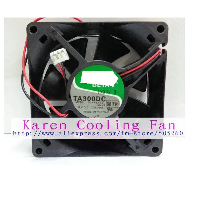 8cm TA300DC D34683-55 SNY1 8025 12v 0.08a  Cooling Fan