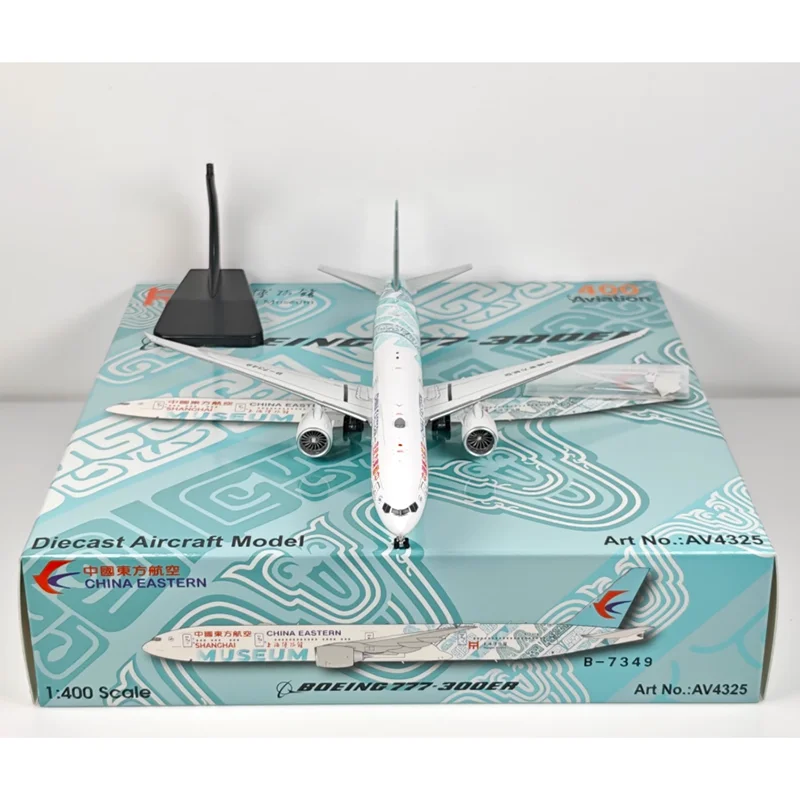 Luchtvaart 1/400 Schaal China Oostelijke luchtvaartmaatschappijen B777-300ER B-7349 Gegoten Legering Vliegtuigen Model Collectie Decoratief Ornament