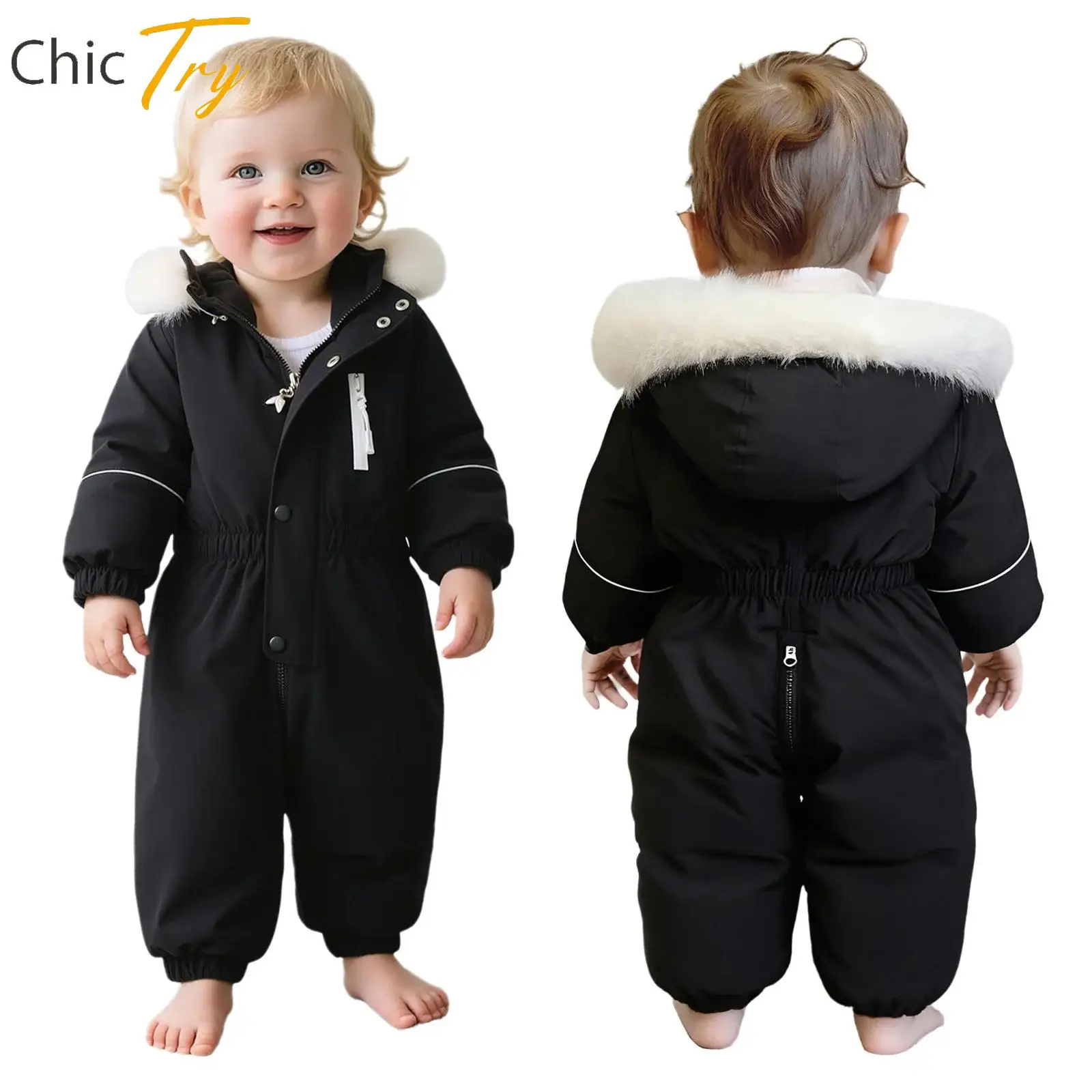 kids-toddlers-girls-boys-water-resistant-snowsuit-ski-suit-warm-up-faux-fur-trim-hooded-jumpsuit-long-sleeve-romper-skiwear