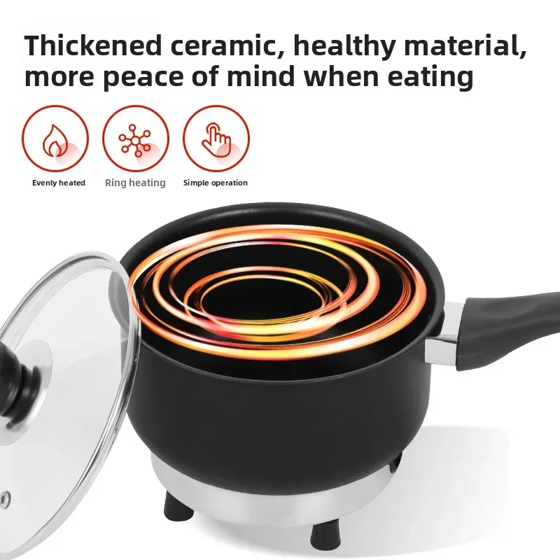 

Новый автомобильный электрический вок, прикуриватель, электрическая кастрюля с подогревом 12 В, 24 В, многофункциональная маленькая кастрюля для приготовления лапши быстрого приготовления