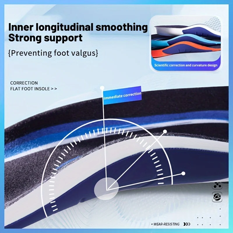 แผ่นรองเท้ากีฬา NAFOING TPU 2 คู่เหมาะสําหรับการดูดซับแรงกระแทกกลางแจ้งของผู้ชายและสบาย