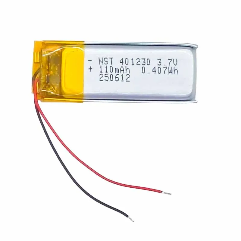 

1-10PCS 401230 120mAh 3.7V Lithium Polymer Replacement Battery for GPS Sat Nav Bluetooth Speaker LED Driving Recorder