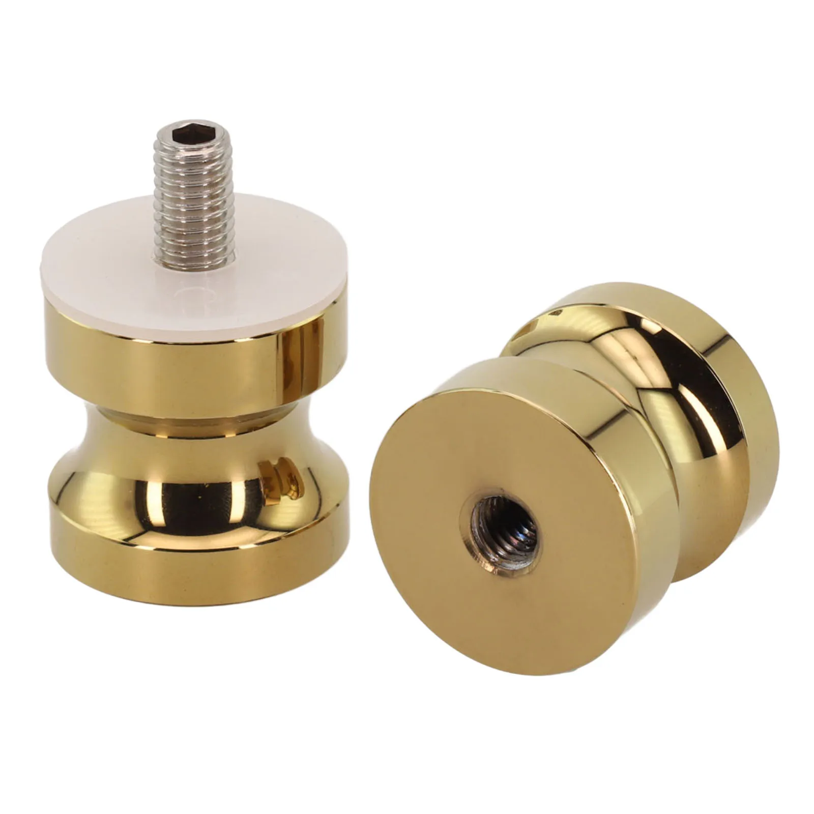 Chrome Plated Zinc Alloy Door Knob for Glass Surfaces with Thickness Range Support from 6mm up to 18mm for Fit