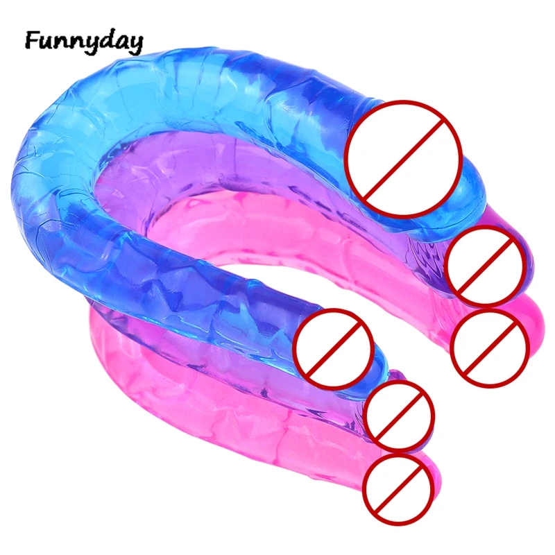 سيليكون مزدوج الرأس دسار ل الشرج واقع طويل الجنس متجر الاستمناء لعب المهبل ألعاب جنسية للمرأة قضبان اصطناعية