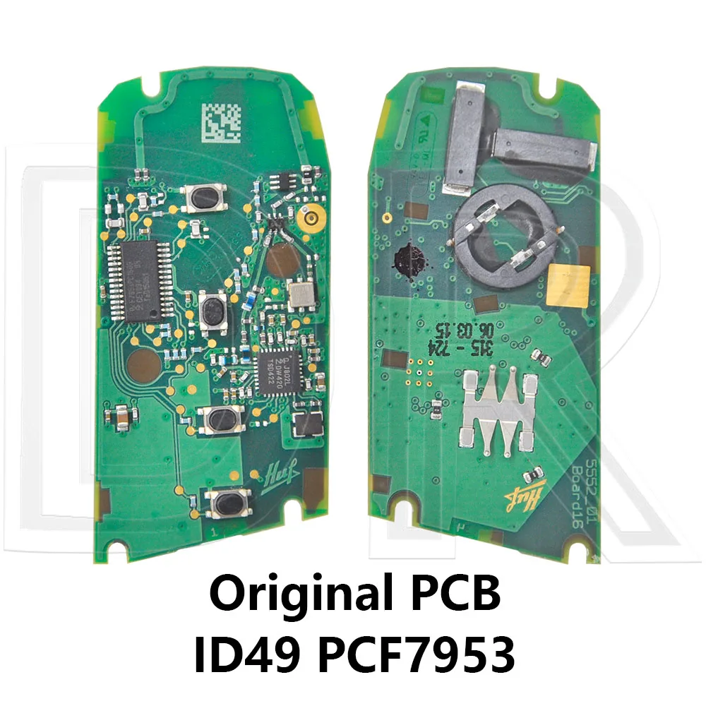 DR OEM/Aftermarket ID49 PCF7945P PCF7953P 315/433/868MHz سيارة مفتاح بعيد استبدال لوحة دارات مطبوعة لسيارات BMW 1 3 5 7 Series X5 X6 3 GT
