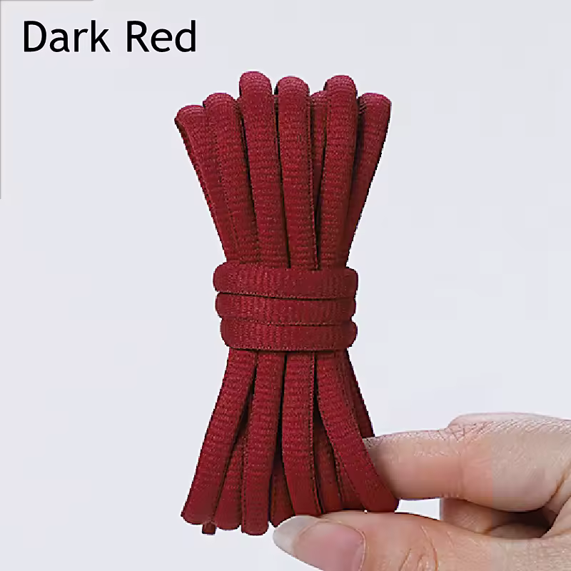 1Pair Oval Shoe Laces Half Round Athletic Shoelaces for Running Sneakers Laces Shoes Strings Durable without Fading Shoelace - Image 29