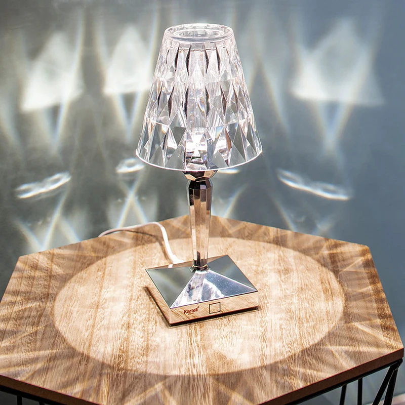 Diamond lamp creative simple modern light luxury decorative table lamp table lamp