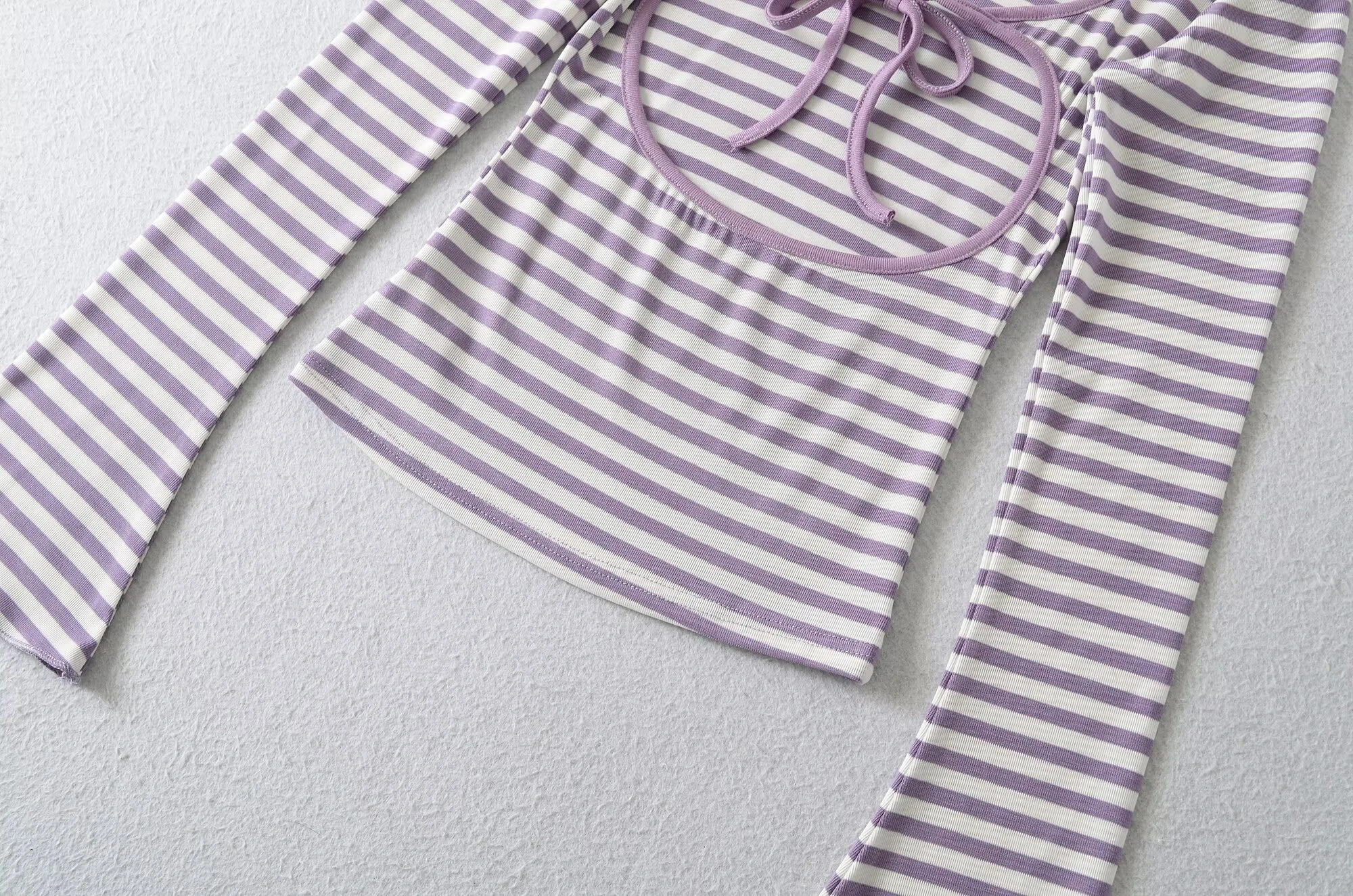 ZERAINS فتاة مثيرة وحارة نمط U الرقبة كبيرة عارية الذراعين مرنة قاعدة ضيقة T سليم صالح التخسيس الظهر آلة دقيقة #4