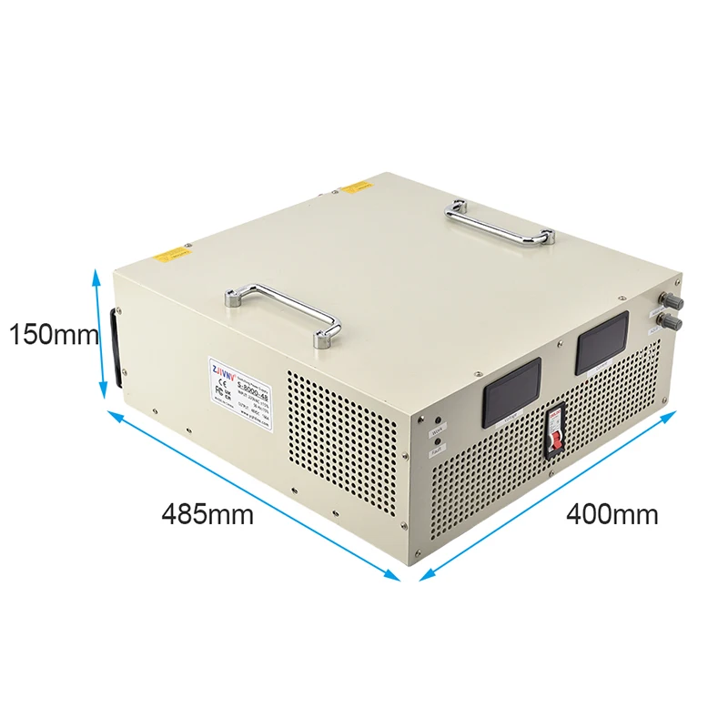 7000W 8000W 9000W 10KW Adjustable Switching Power Supply Digital Display AC 110V/220V/3P 380V to DC 24~1500V for Intelligent