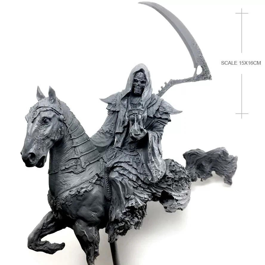 1/16Pluto\'s причина Knight Secret One Pluto\'s Ride Grim Reaper GK Смола белая форма