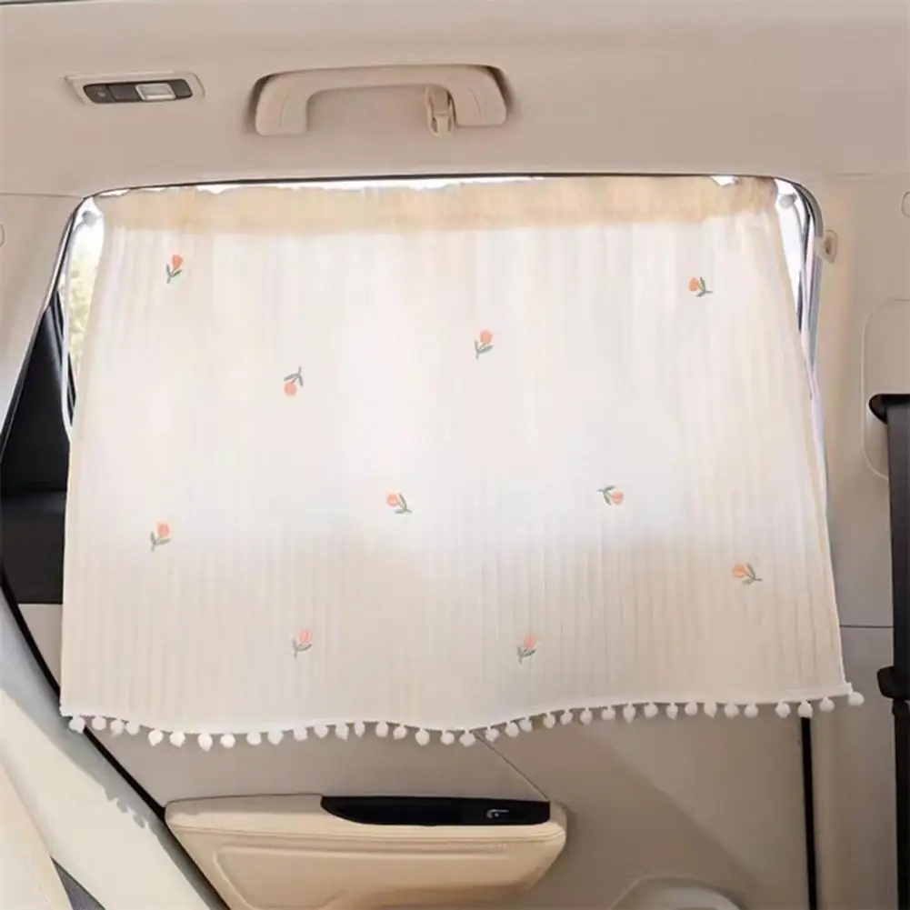 

Eco-friendly Car Window Shade Universal Interior Window Sun Shade Light-proof Easy Installation Car Sun Shade Car Accessories