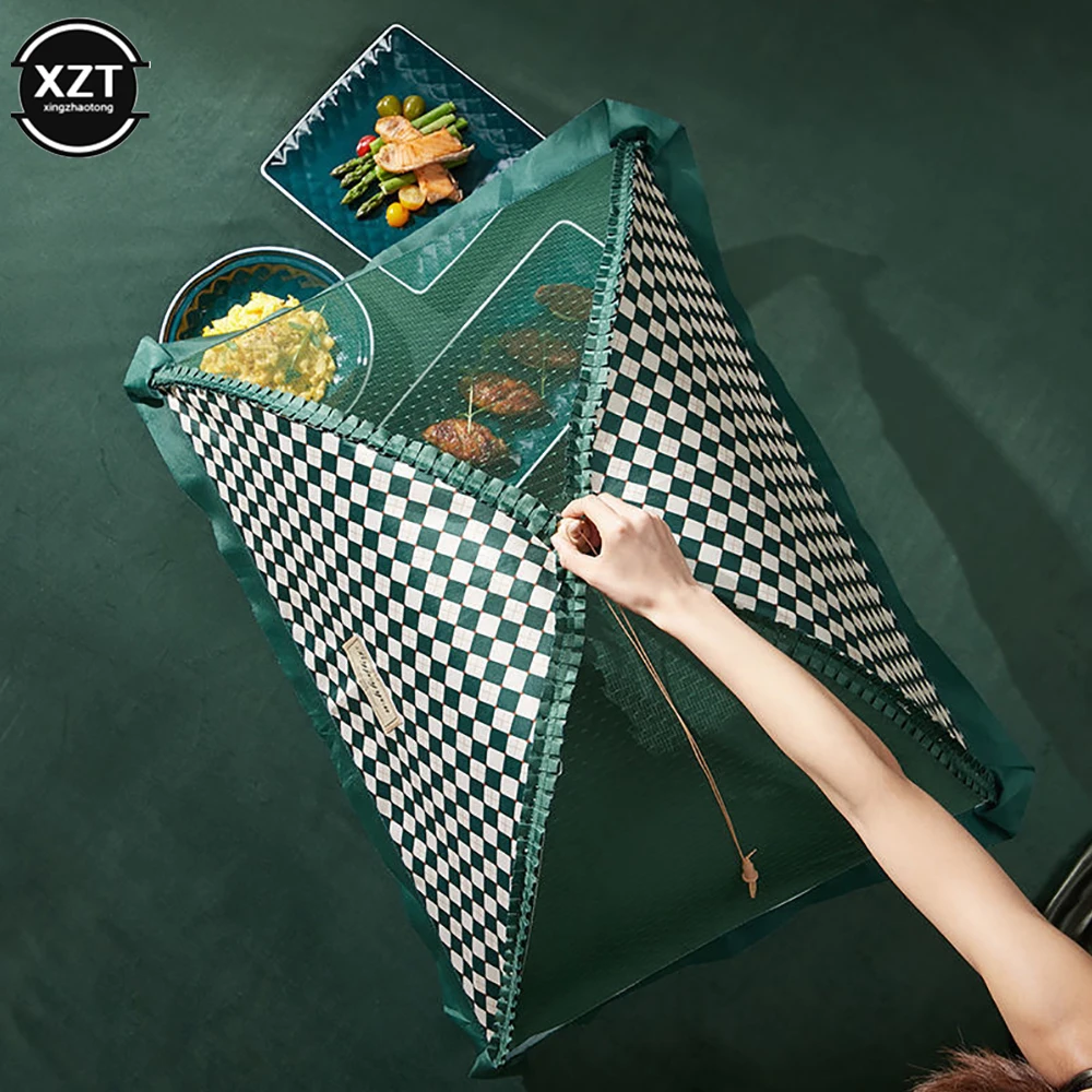 Kitchen Accessories Folding Food Mesh Cover Tent Home Table Meal Vegetable Fruit Umbrella Breathable Insect-proof Food Cover Net