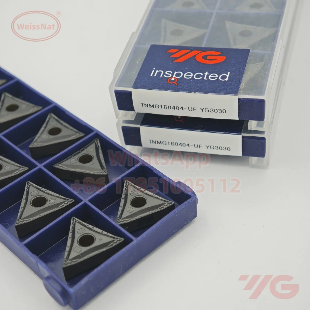 

YG-1 30PCS TNMG160404,TNMG160408,TNMG160412-UR UG UF YG3010 YG3030 YG801 Carbide Insert TNMG