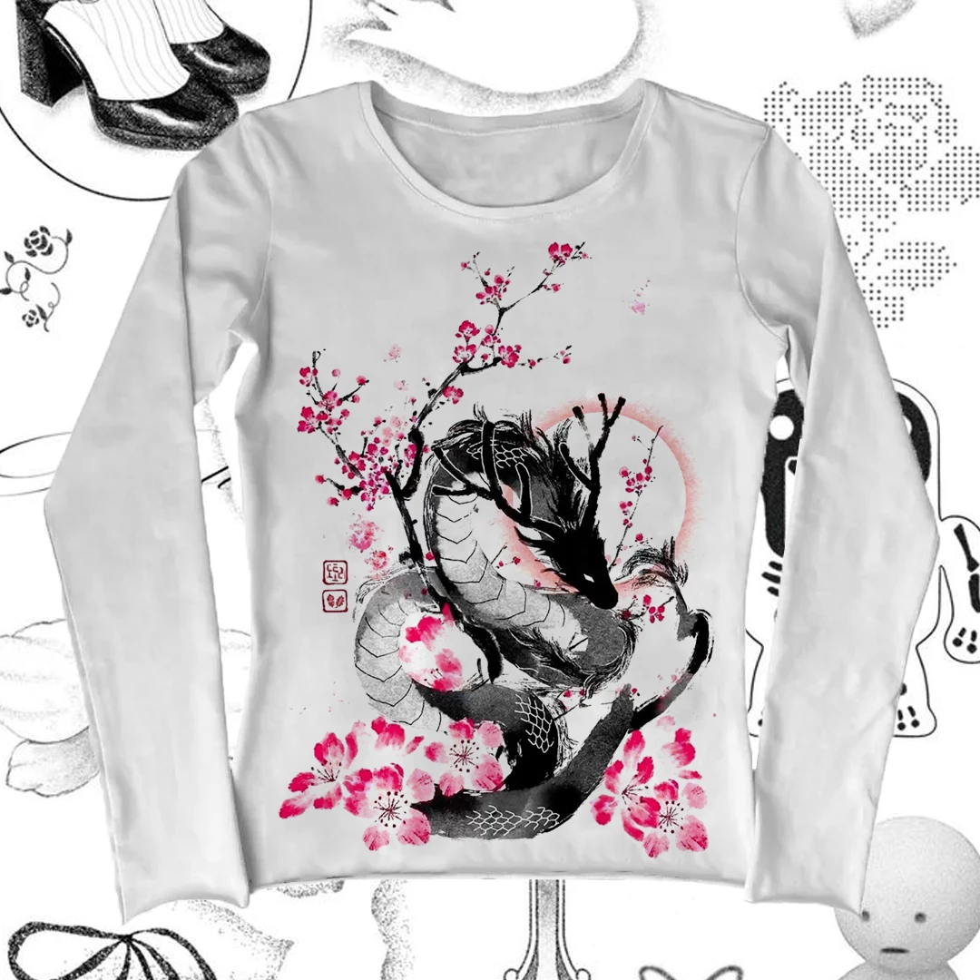 

Весна 2024, женский японский топ Y2k, эстетичная одежда, топ для женщин, Shoujo Girl Style, женские футболки с графическим рисунком Y2k Kitty