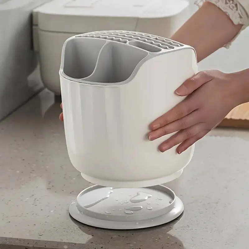 

Rotating Rack Countertop Multifunctional Chopstick Storage Box Household Kitchen Knife Holder