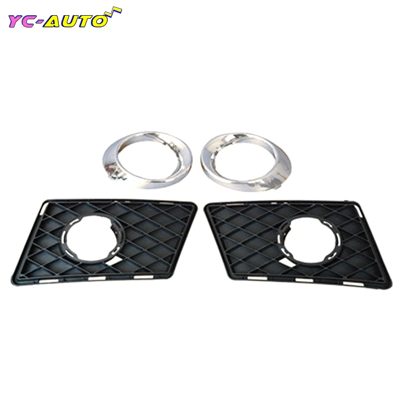 

Левый и правый передний бампер автомобиля, противотуманная фара, решетка, крышка для Mercedes Benz X204 GLK 350 2010 2011 2012 2048853823 2048853723