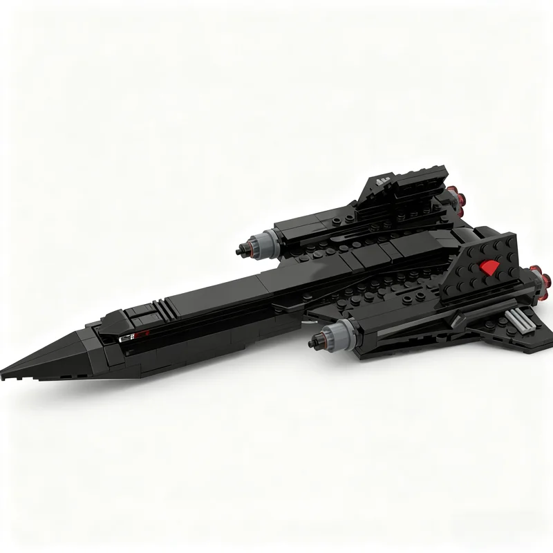 309 قطعة MOC Lockheed SR Blackbird البديل بناء ستار معركة نموذج بناء هدايا عيد الميلاد اللعب كتل التعليم المعمارية