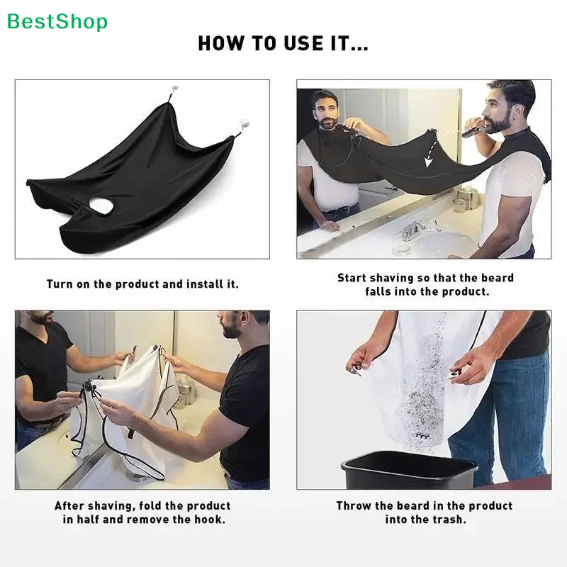 ผ้าคลุมโกนหนวดสำหรับผู้ชาย ใช้ - Men Grooming Hygiene บทวิจารณ์และราคา