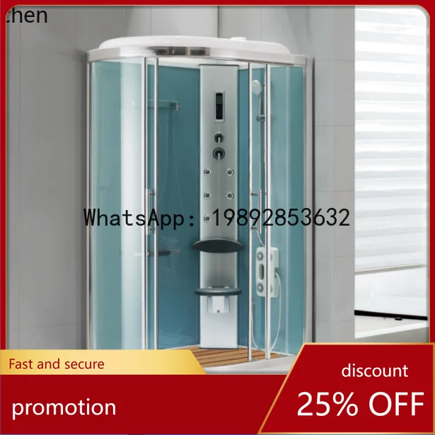

HT shower room, integrated bathroom, steam sauna room, bath, curved shower room
