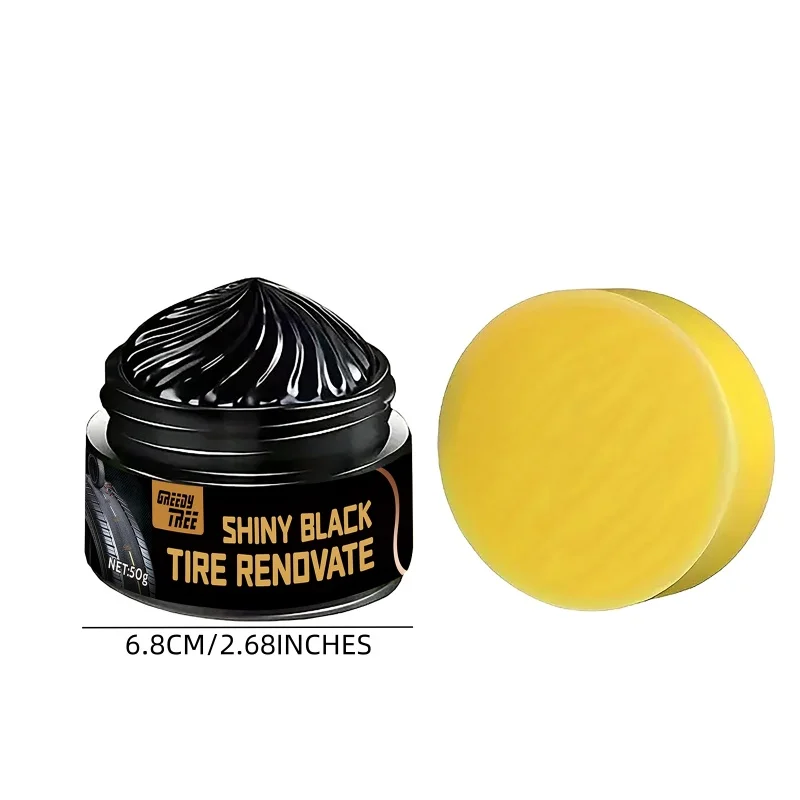 Professionele autobandshine wax – 30-daagse UV-bescherming en waterdichte coating, herstelt zwarte afwerking en voorkomt barsten