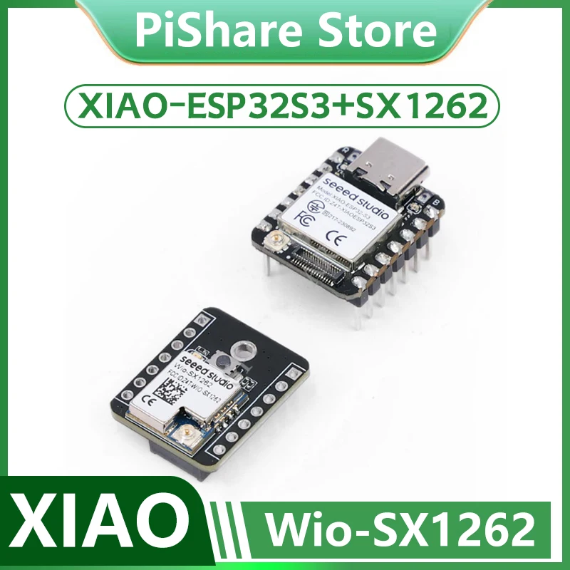 

XIAO ESP32 S3 With Wio-SX1262 Kit for Meshtastic & LoRa For SeeedStudio For Arduino