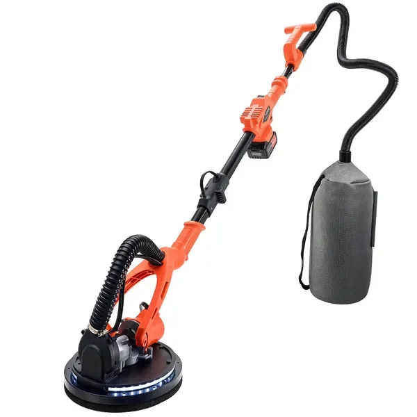 

Электрическая шлифовальная машина CordlDrywall Sander, 450 Вт, для удаления потолочной штукатурки (попкорн-потолок) с функцией вакуумного пылеудаления