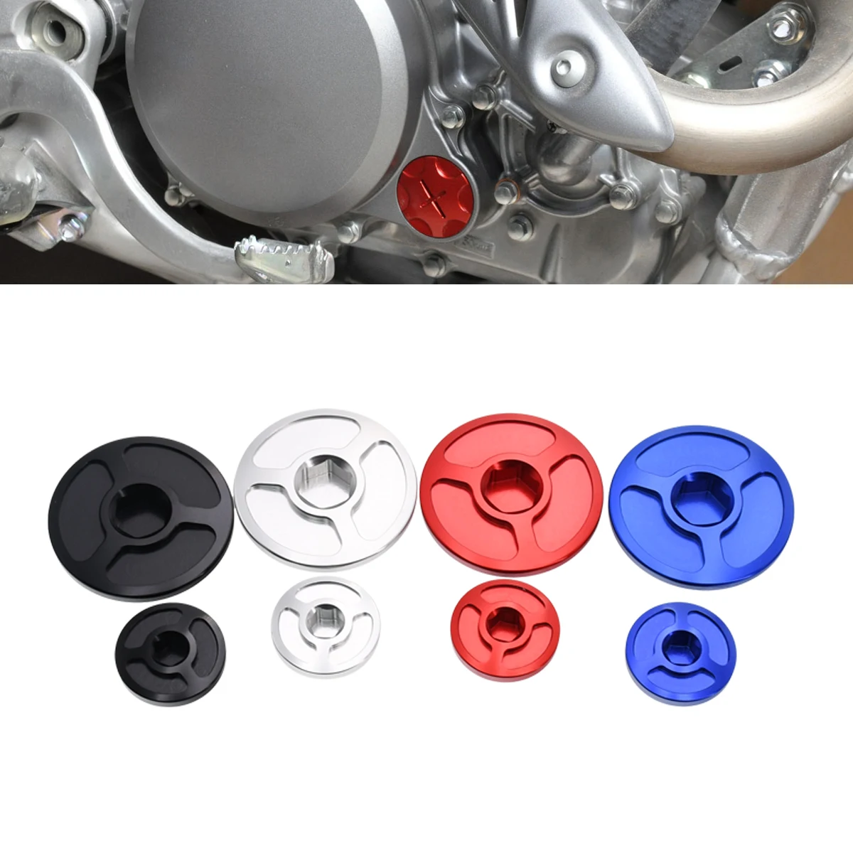 Motorcycle  For Honda Engine Timing Plug Cover CRF150R CRF250R CRF450R CRF450X TRX400EX CRF 150 250 450 R CBR600RR CBR1000RR TRX