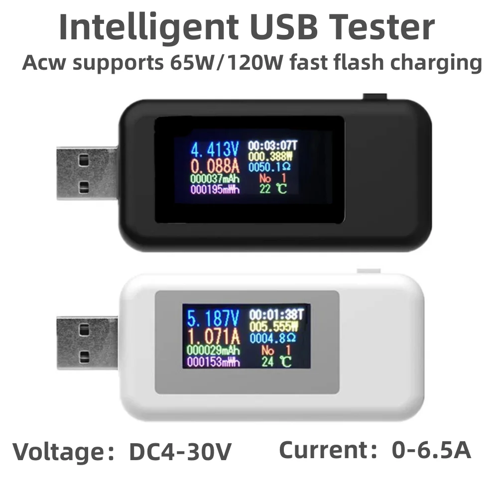 10 in 1 USB Tester DC Digital Voltmeter Amperimetro Current Voltage Meter Amp Volt Ammeter Detector Power Bank Charger Indicator