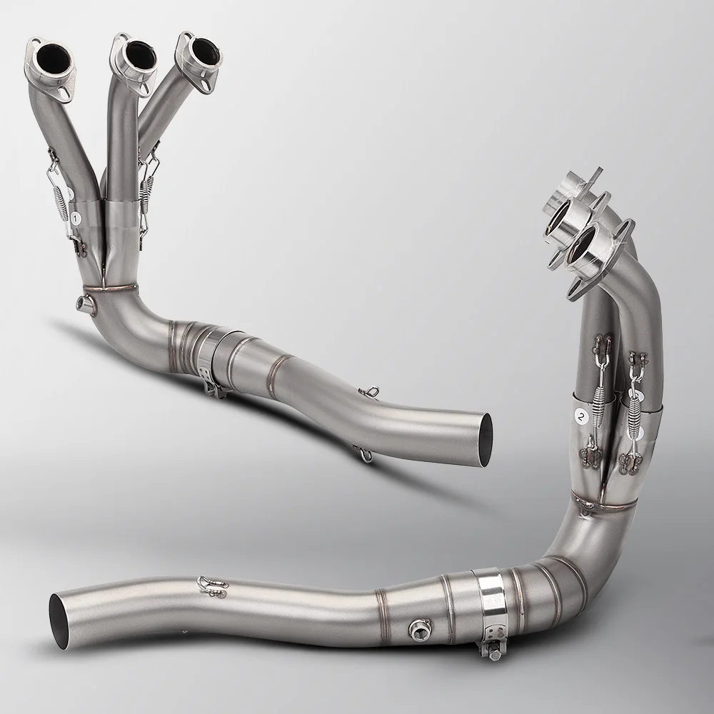 51MM For MT09 FZ09 2021 - 2025 Motorcycle Full System Exhaust Muffler Escape Middle Pipe